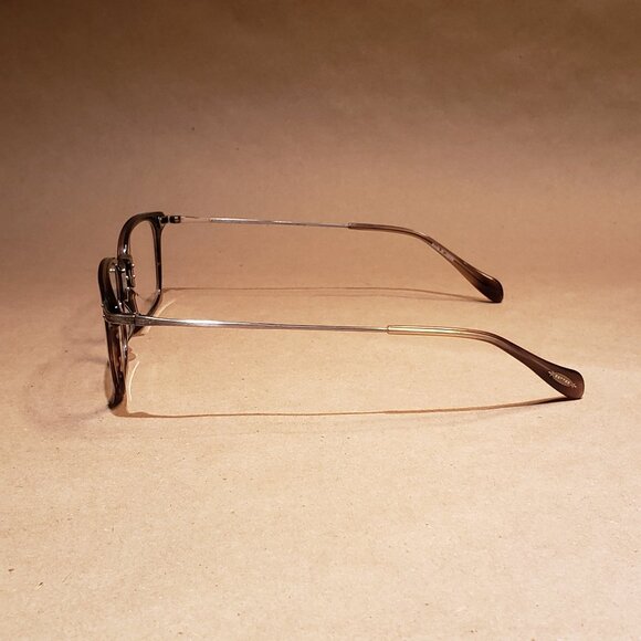 Oliver Peoples Eyeglasses Boxley OT/P Olive Tortoise/Pewter Japan 50[]21 143 - Picture 4 of 5